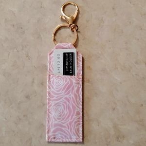 Olivia Moss Kiss Keeper - lipstick/lip balm holder key chain